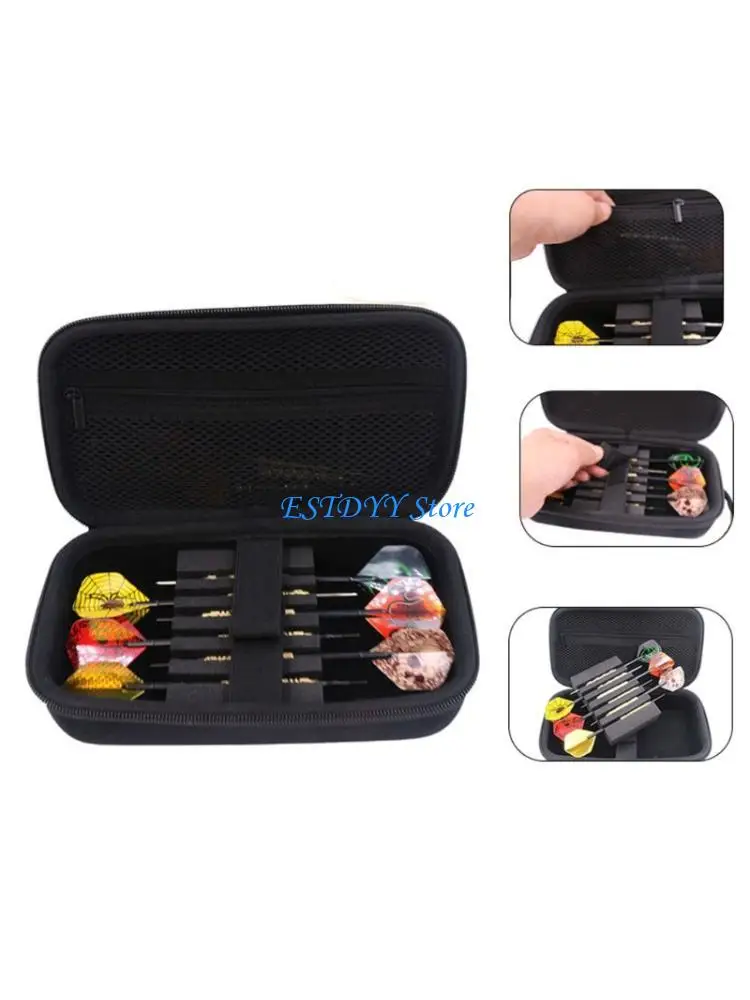 

G6DE Flights Bag Shafts Carrying Cases Compact Flight Accessory Organizers Empty Bag