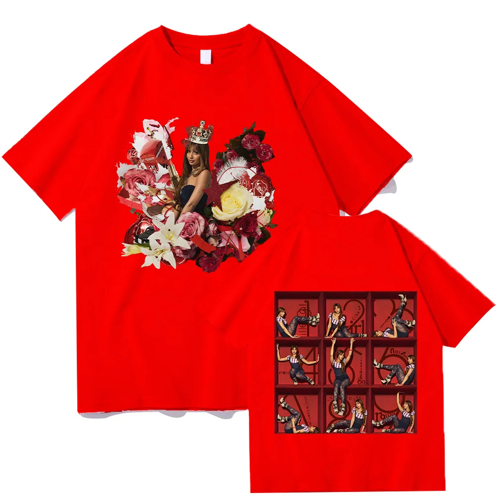 Pinkpantheress تي شيرت PinkPantheress يتوهم ذلك الألبوم الجديد الجرافيك الطباعة التي شيرت هدية لمحبي للجنسين قصيرة الأكمام القطن المحملة