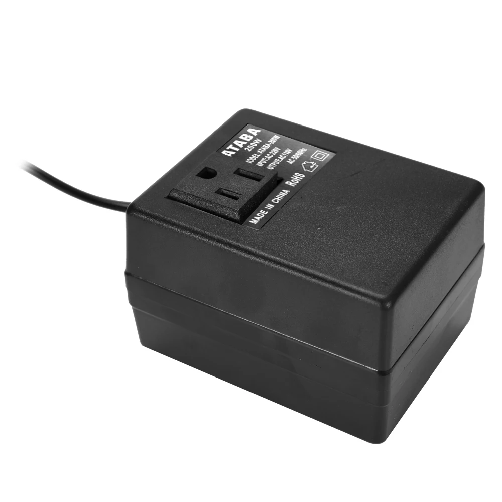 200W Intelligent and Efficient Home AC 220V to 110V Voltage Converter Travel Power Adapter
