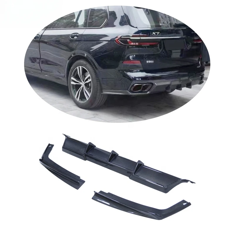 

Wholesale for X7 G07 Carbon Fiber Diffuser FD Style Rear Lip Body Kit Rear Diffuser Rear Bumper 2019-2022