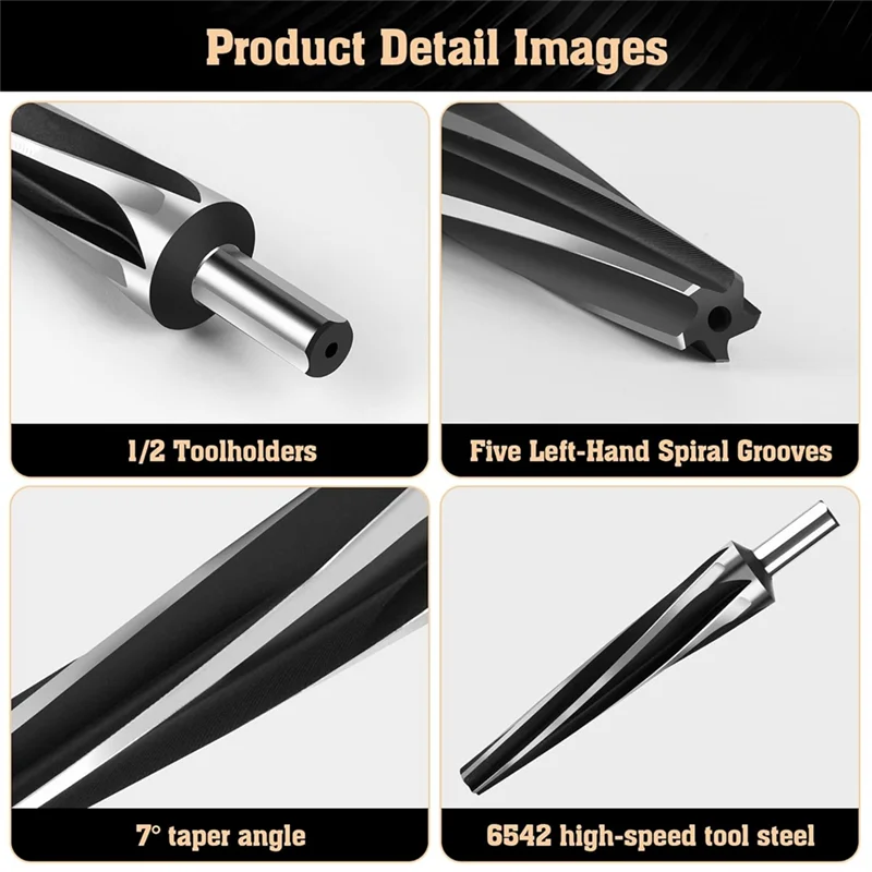 Alesatore conico con giunto sferico A21Q -7 gradi, tirante per alesatore con giunto sferico conico da 1-1/2 pollici al piede, per la riparazione di veicoli fuoristrada