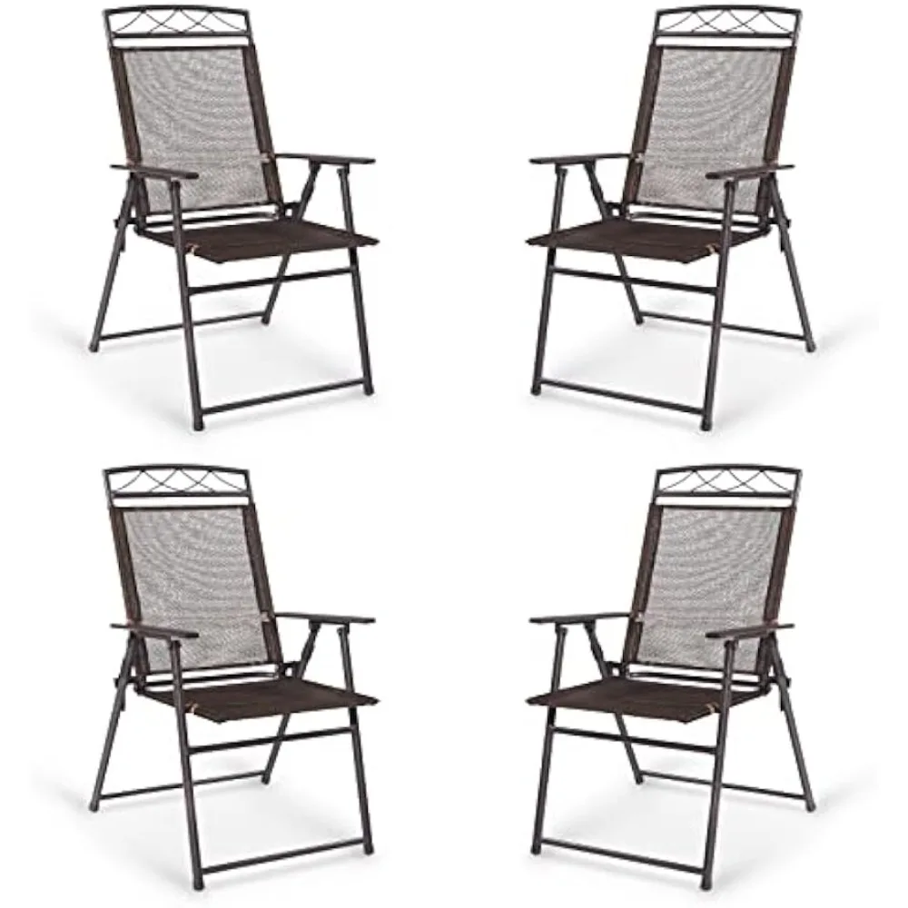 Set Of 4 Patio Fold…