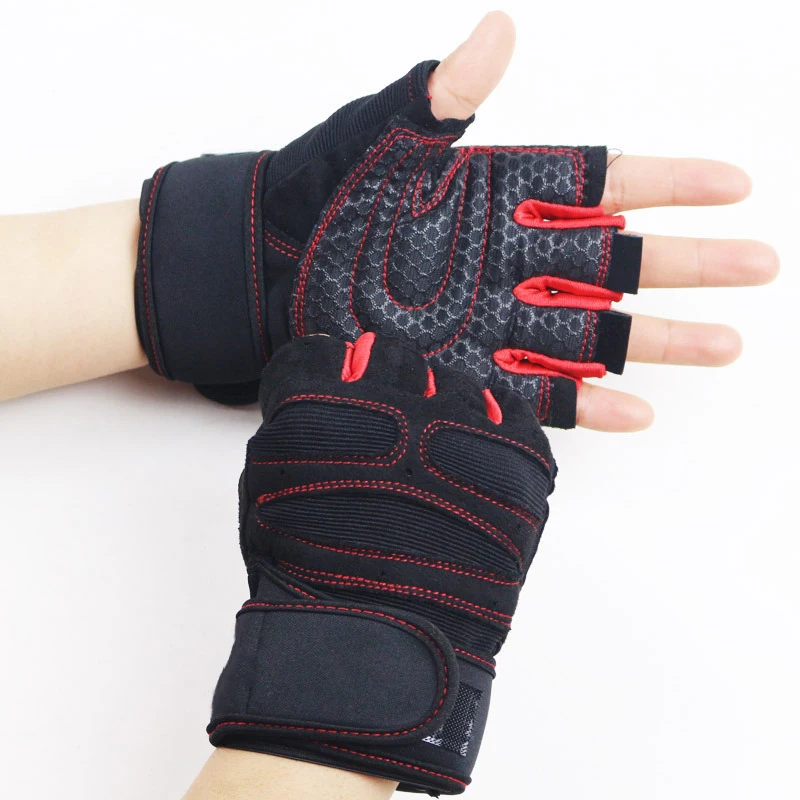

Gym Gloves Fitness Weight Lifting Gloves Body Building Training Sports Exercise Cycling Sport Workout Glove for Men Women