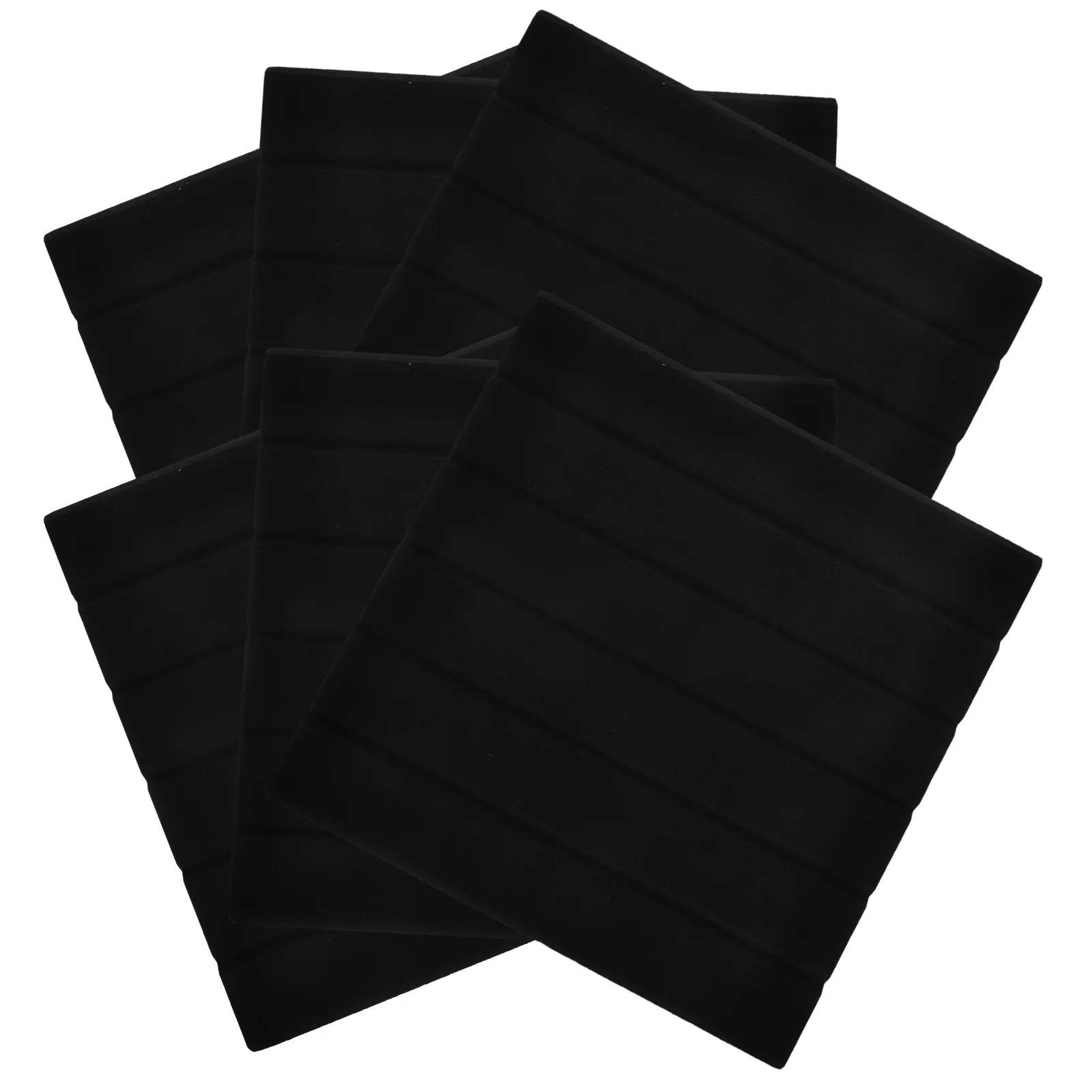 

6 Pcs Self Adhesive Felt Board Wall Stickers Black Fabric Bulletin Cork Board Tiles Office Home Decor Noise Reduction Display