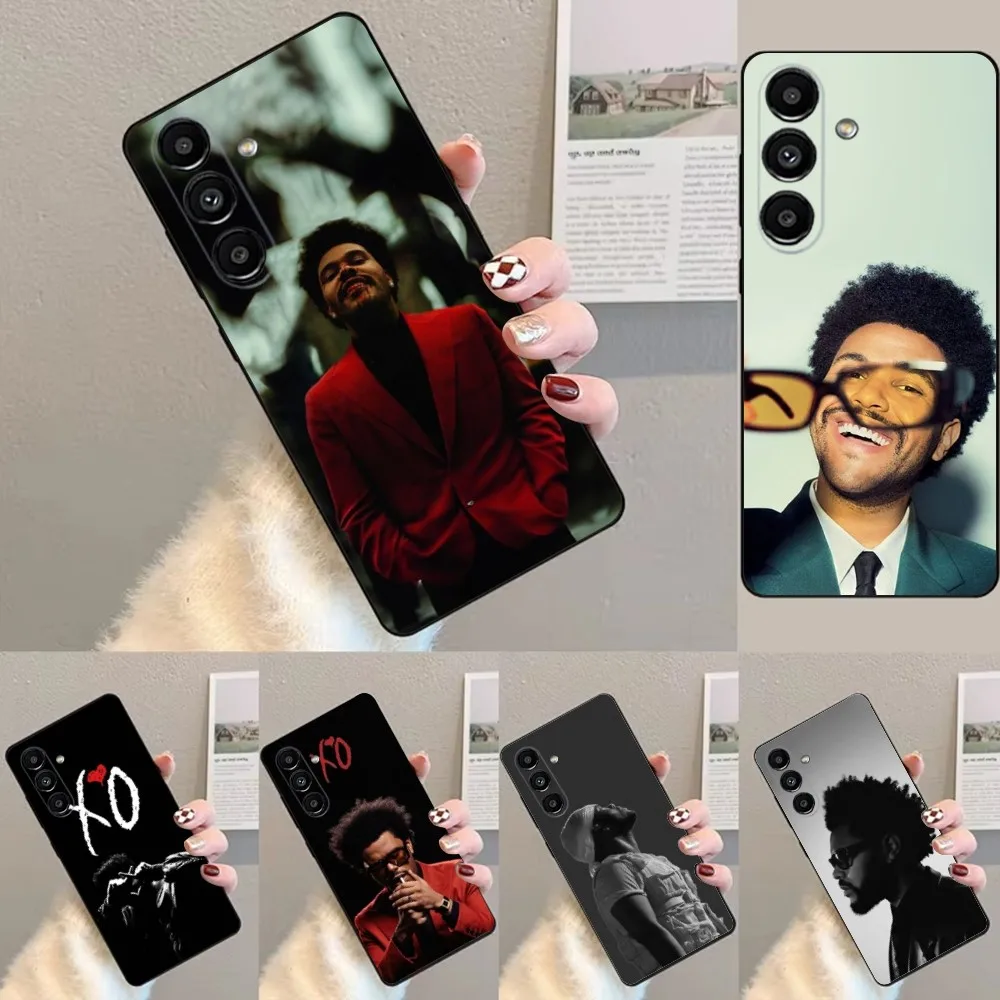 The W-Weeknd  Phone Case For Samsung S24,23,22,30,21,10,9,Ultra,Plus,Lite,FE,Soft Silicone Black Cover