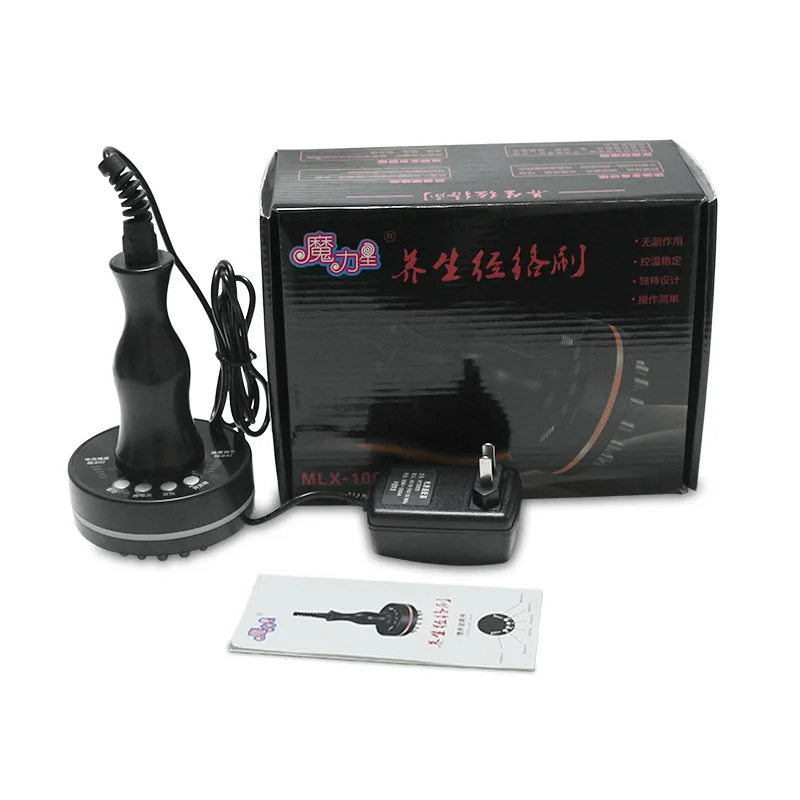 Electric Scraping & Cupping Massager, Microcurrent Gua Sha Device with Red Light Therapy, 5 Heat Levels, 2 Vibration Modes