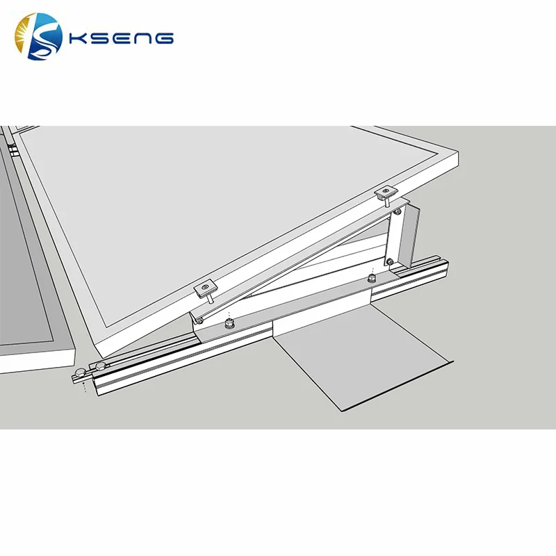 Solar Ballasted Roof Mounting System Solar Panel Mounting Bracket Solar Panel Flat Roof Mounting