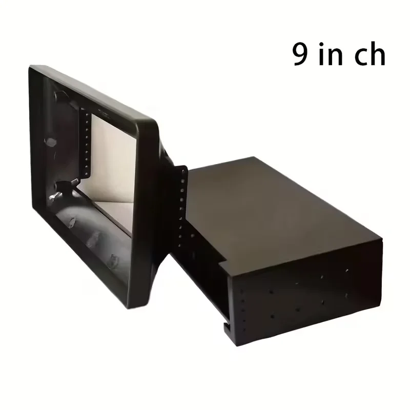 

For 1 DIN 9-Inch Car Radio Frame Mounting Bracket With Pre-Drilled Holes For Android Touchscreen Stereo Single Slot Dashboard