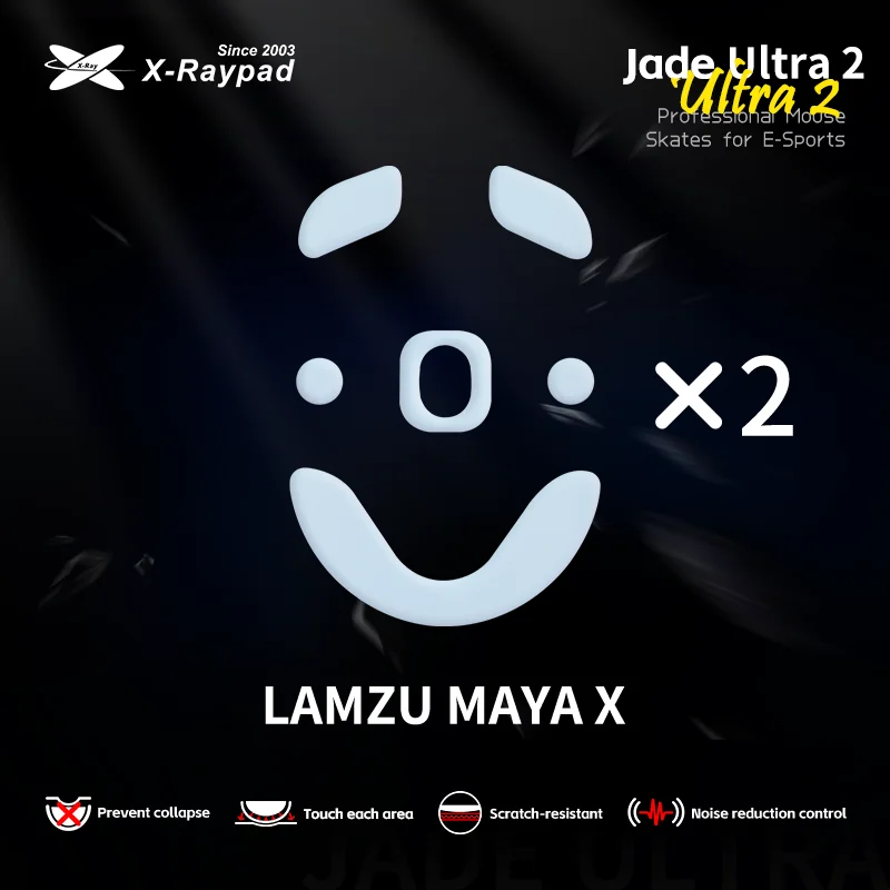 X-Raypad Jade Ultra 2 Masterful Mouse Skates for LAMZU MAYA X