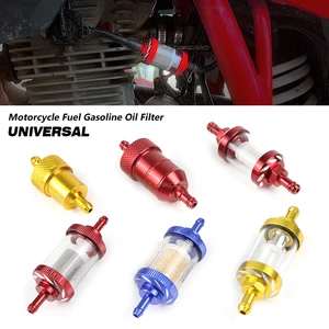 Universal motorcycle fuel filter, 8mm, engine, carb CNC, gasoline, fuel, oil filters, off road, ATV, accessories 10 Main Sales Fuel Filter - №3