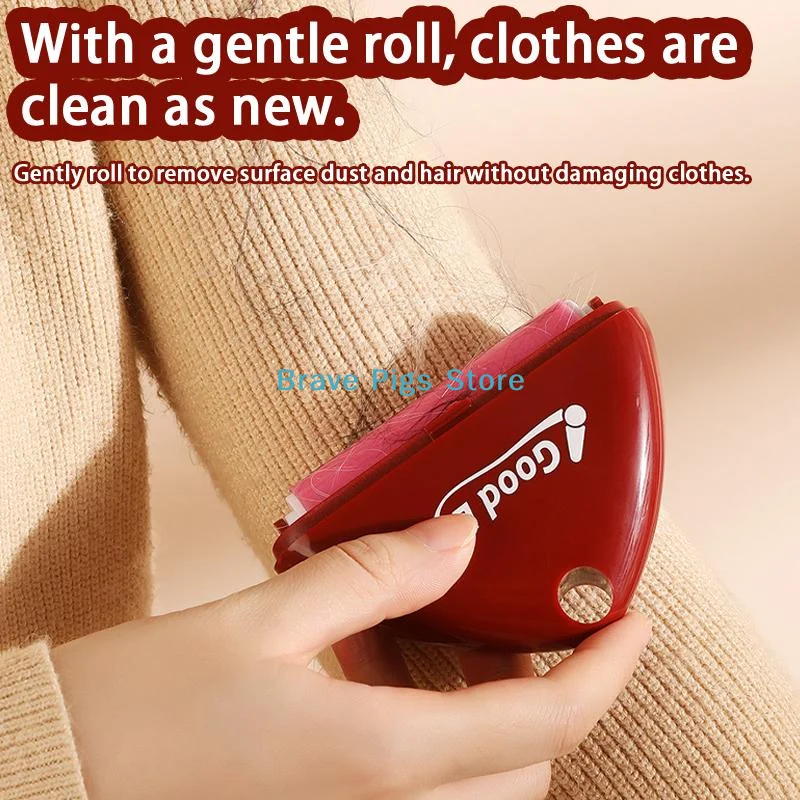 Mini Washable Reusable Roller Hair Sticky Roller Lint Roller Pet Hair Removal Brush Cleaner Supplies For Clothes Lint Remover