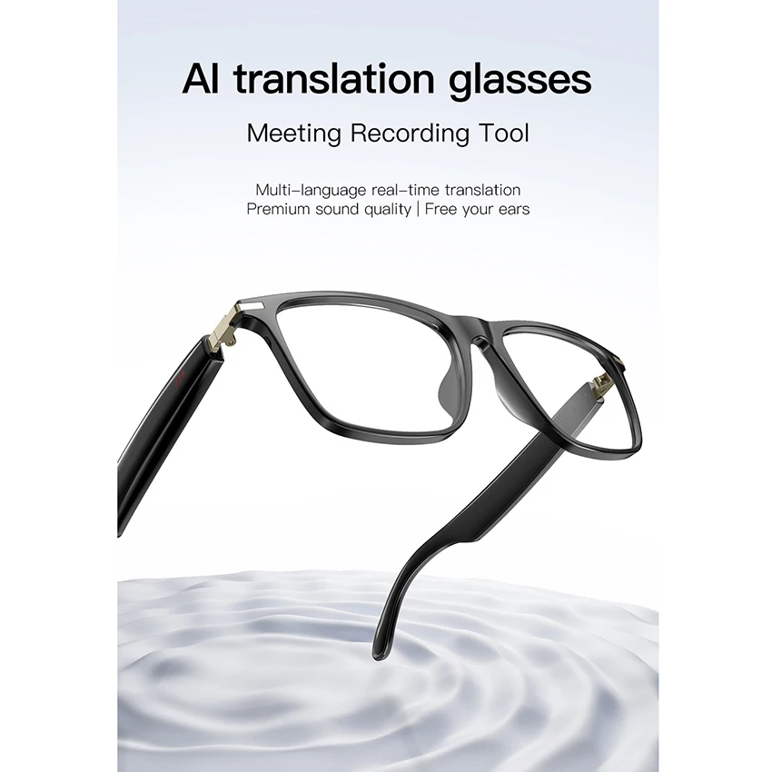 

M01Pro Smart Glasses Support Real-Time Translation in Multiple Languages Bluetooth AI Smart Glasses