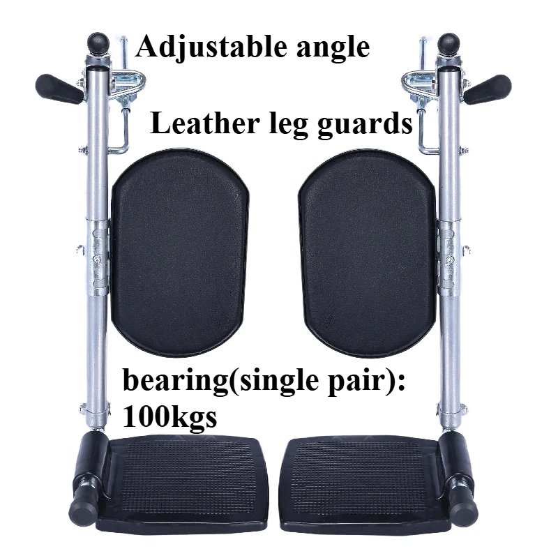 

Wheelchair accessories Full leg support Foot pedal straight orthopedic pedal guard board lifted multi functional adjustable