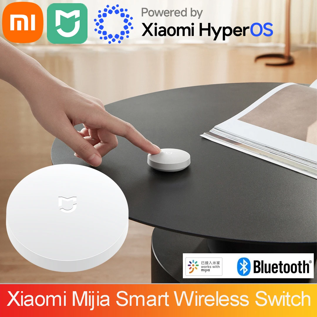 

Xiaomi Mijia Smart Wireless Switch Bluetooth Version Smart Home Device Accessories House Control Center Works with Mi Home APP