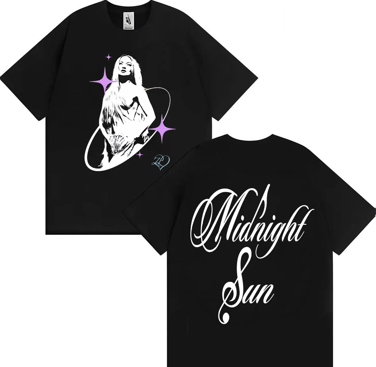 Ropa de calle, camiseta gráfica Harajuku, cantante, medianoche, sol, música Pop, estética, estampado de verano, 100% de algodón puro, manga corta