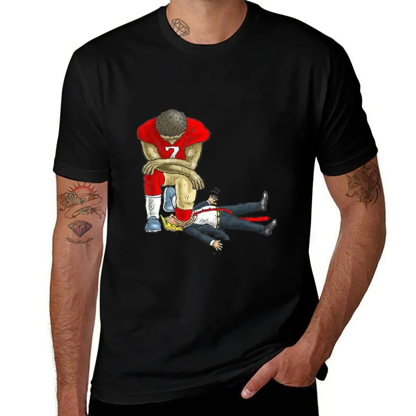 Colin kapernick T-Shirt Big Size Simple T-Shirt