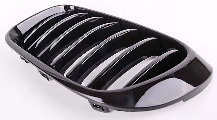 Factory single slat line  grille 3 glossy black  high quality kindly grill M style for BMWs  X3 X4 X series F25 F26 2014-2017