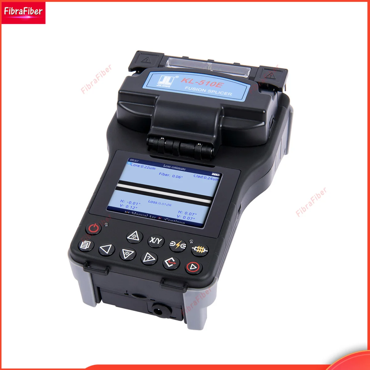 JILONG KL-510 Handheld Fiber Optic Fusion Splicer Low Price Hot Sale Fiber Splicing Machine Optical Fusion Splicer