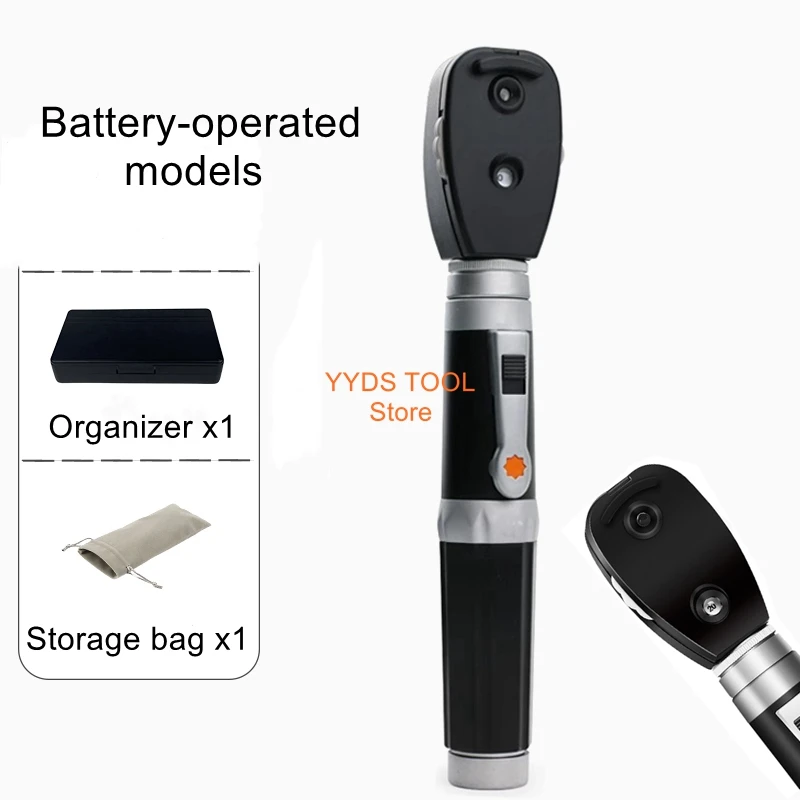 

Fiber Optic Inspection GlassesProfessional Ophthalmic ExaminationEndoscopeMedical LED Handheld Pigeon Funduscope