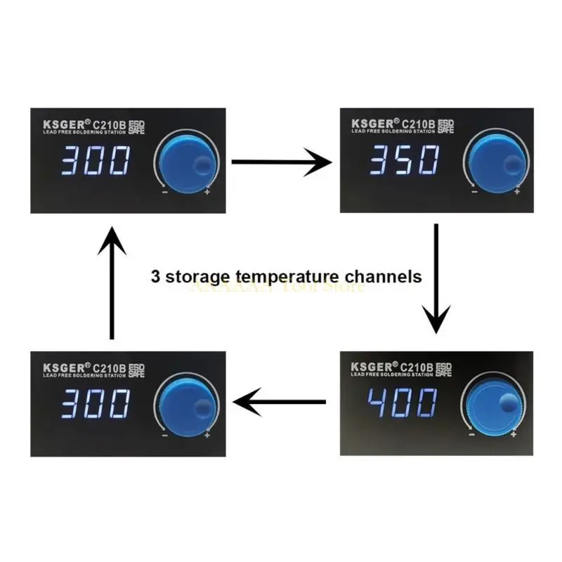 A2BE C210 Soldering Station Digital C210 Smart-Controller Auto-sleep Rapid Heating