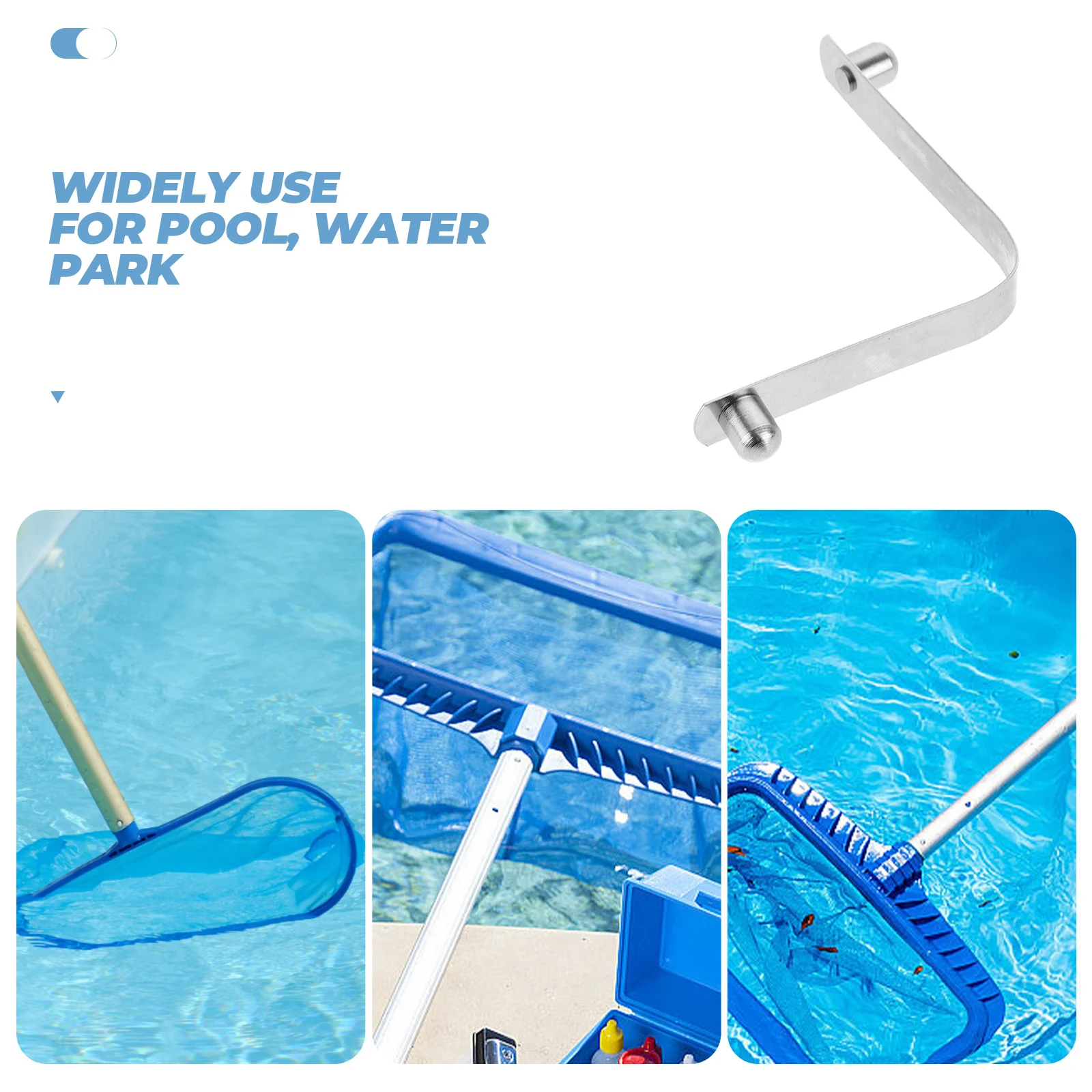 청소 장비에 대 한 6Pcs 고품질 수영장 브러시 클립 V 유형 잠금 클립