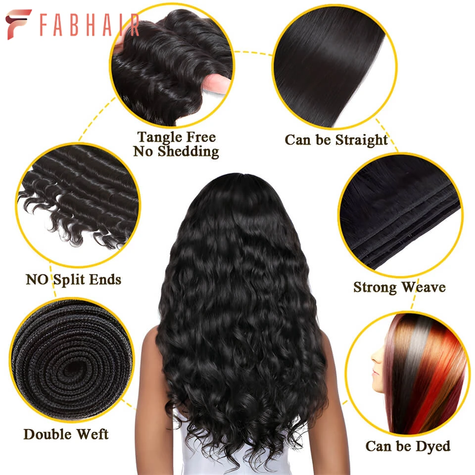 عميق موجة الماليزي ريمي الشعر ، 100% حزم الشعر البشري ، موجات عميقة فضفاضة ، كامل وناعمة ، 1 قطعة ، 3 قطعة ، 4 قطعة ، 30in