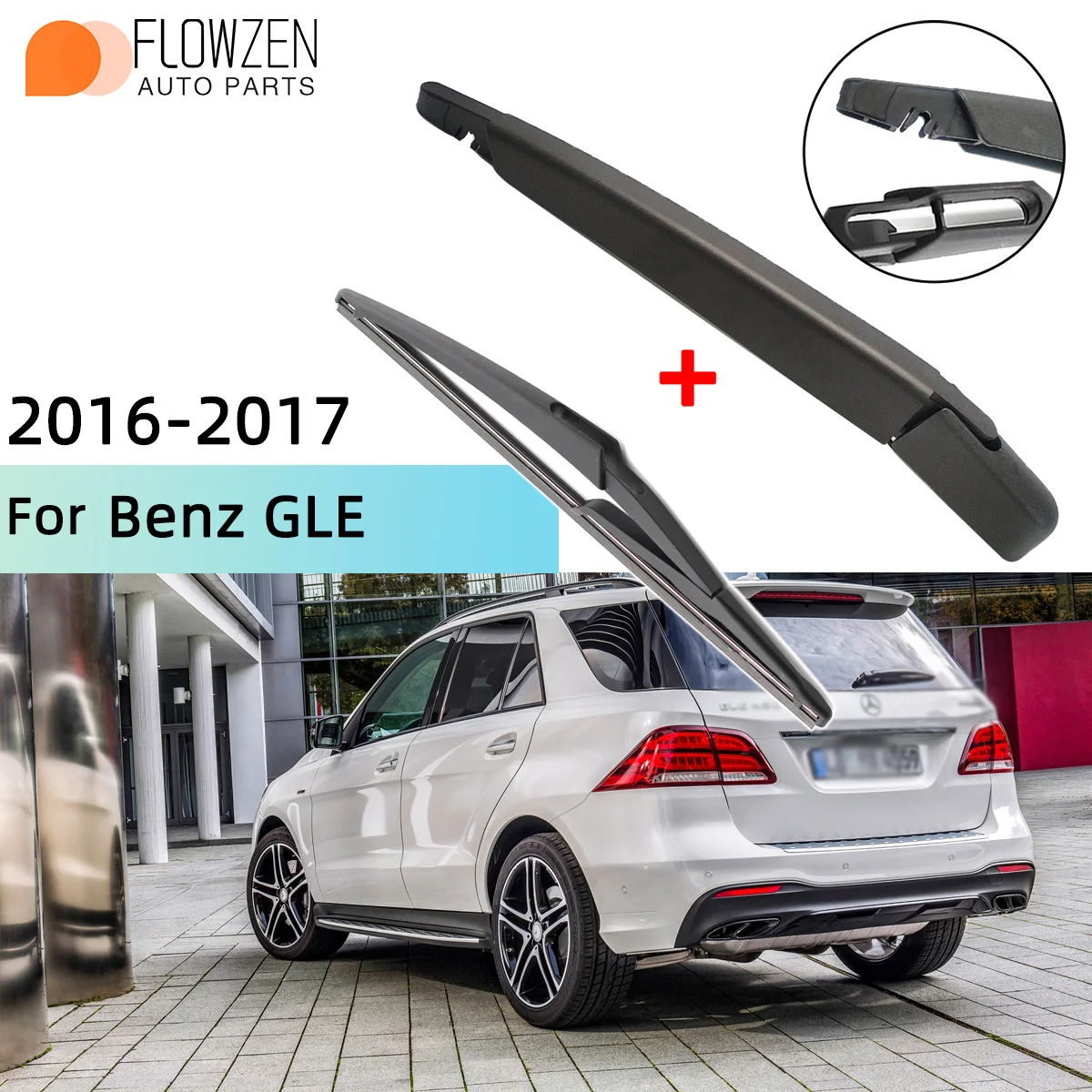 Adatto Per Benz GLE 2016--2017 Parabrezza Posteriore Spazzola Tergicristallo Braccio Tergicristallo Parabrezza Tergicristalli Spazzole Accessori Per La Pulizia