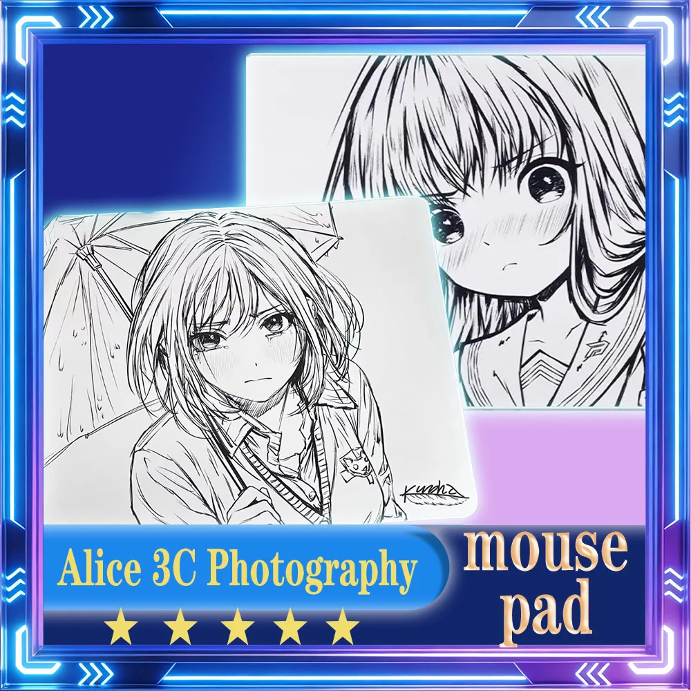 

Anime Mouse Pad Non-slip Ultra Soft Rubber Sole ESports Gaming Mouse Pad Pad Tile CS Game