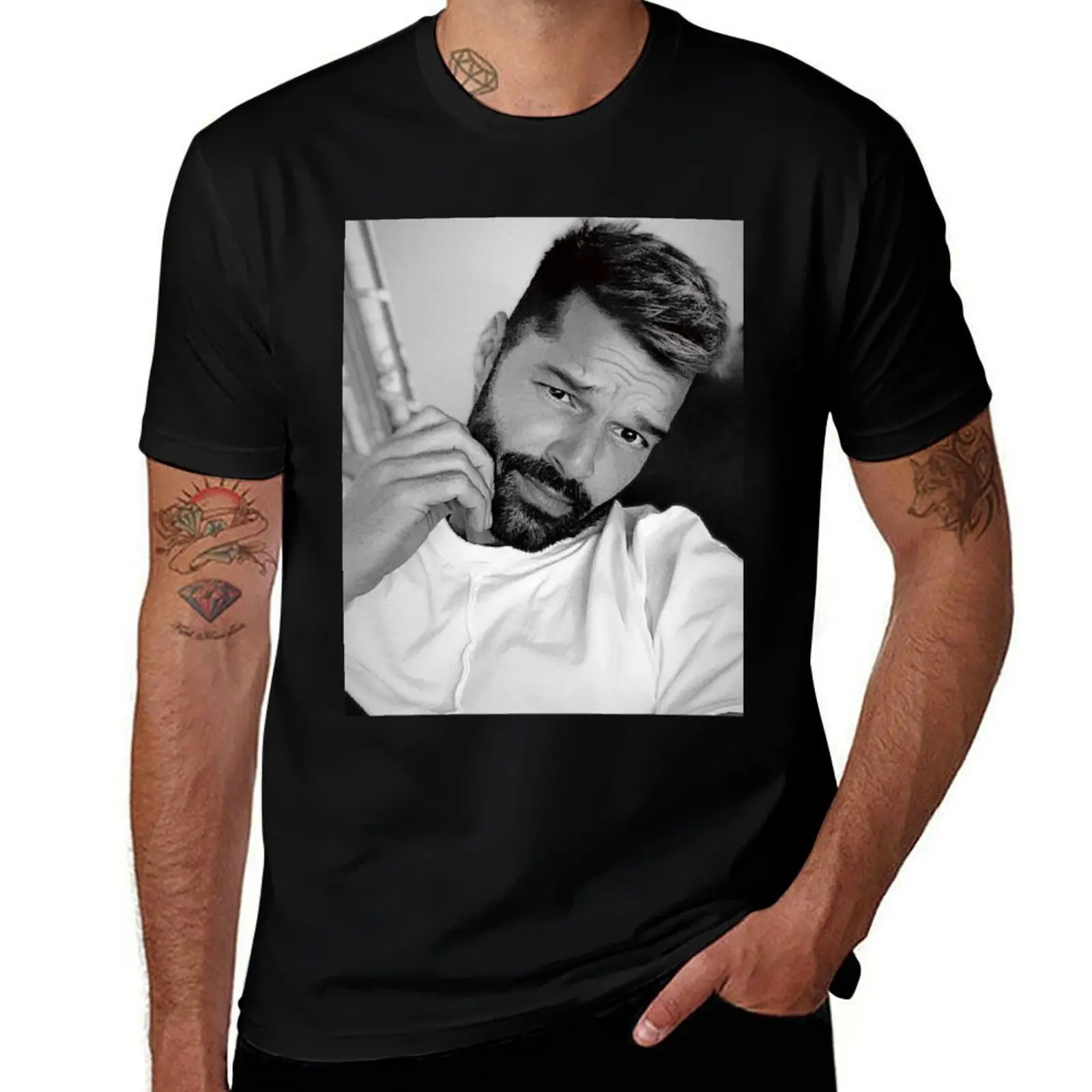 

Ricky Martin T-Shirt anime t shirts oversize man t shirt summer