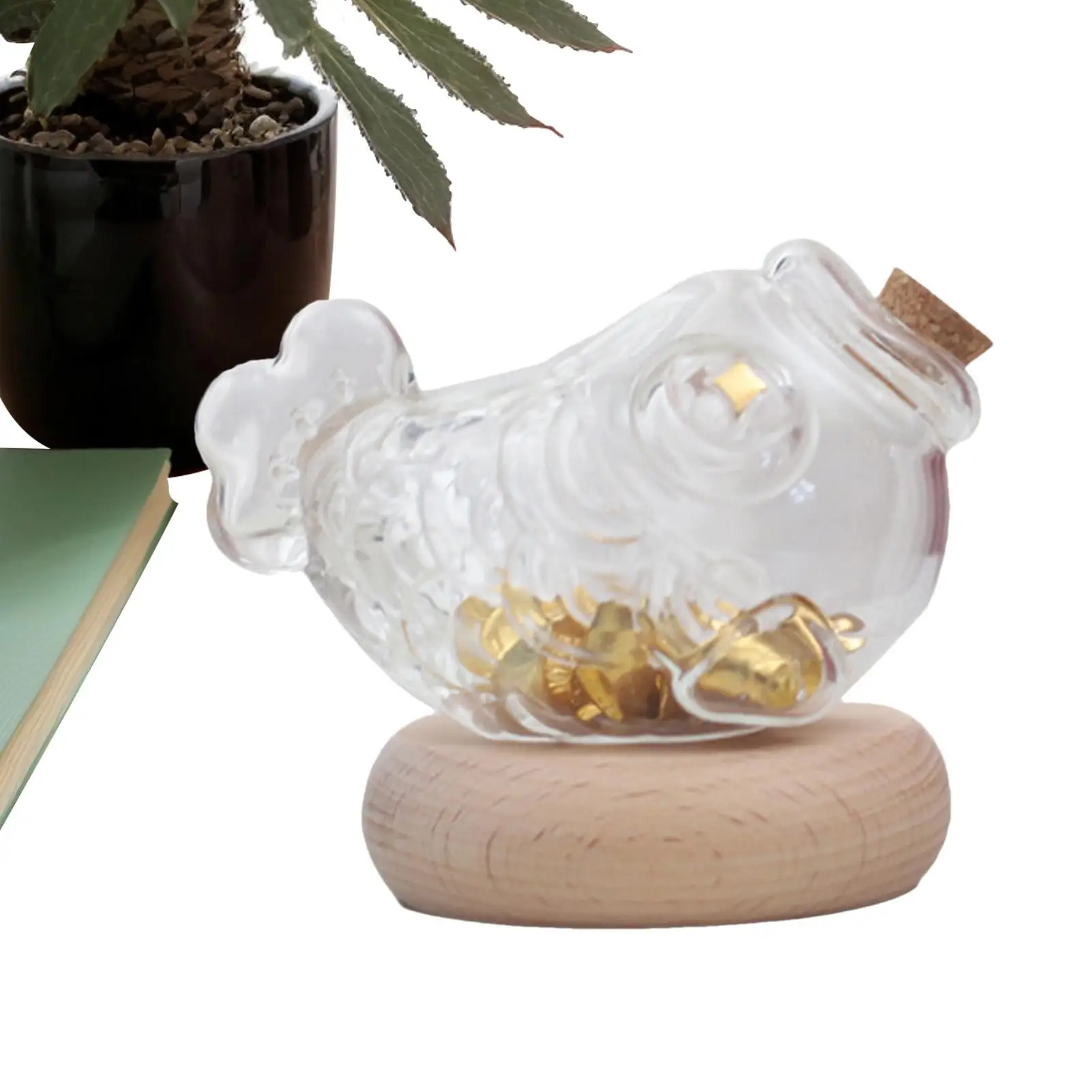 Clear Money Bank ปลารูปร่างเงิน Jar ประณีตเหรียญเงินสดน่ารัก Jar ตกแต่งสําหรับเด็กวัยรุ่นผู้ใหญ่หญิง