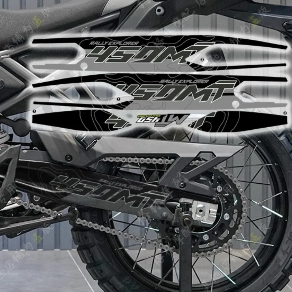 【Good quality】For CFMOTO 450MT 450 MT 2024 year 3M Motorcycle Swing arm Decal Waterproof Rotating Shaft Swingarm Stickers