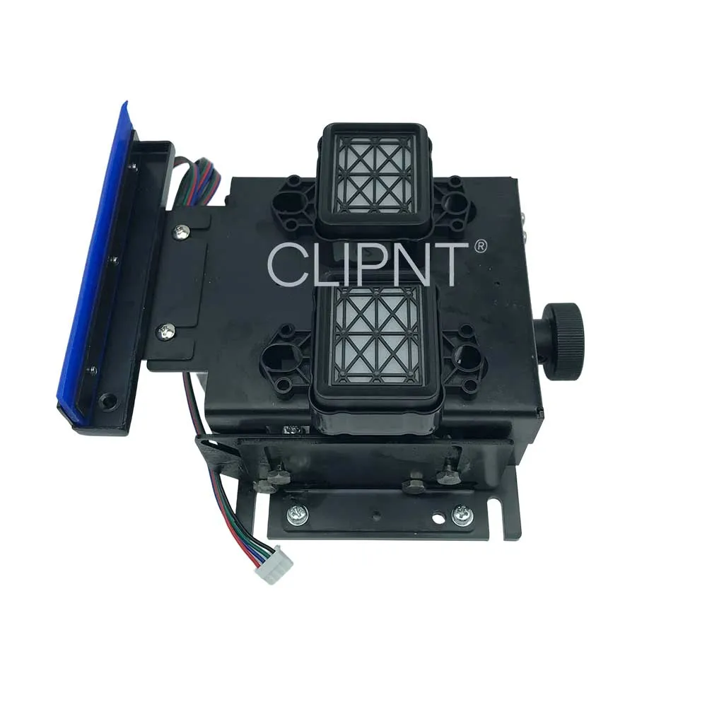 Automatic cleaning station for i3200 printhead pump assembly, with capping head fixing device