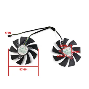 Mini ekran kartı, soğutma fanı, Gtx 1660, 1660Ti fanlar, grafik kartı Zotac nvıdıa GeForce RTX 2060, 2070, yepyeni, GA92A2H, 0,35 A, 87 mm Kart, video, rtx 2070 super - №1'deki 6 büyük satış