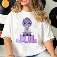 Jul tshirt women manga harajuku comic top girl designer clothing