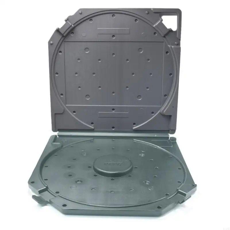 E1PF Secure 10inch Tape Reel Protective Case Water Resistant Plastic Construction Perfect For Archiving Studio Recordings