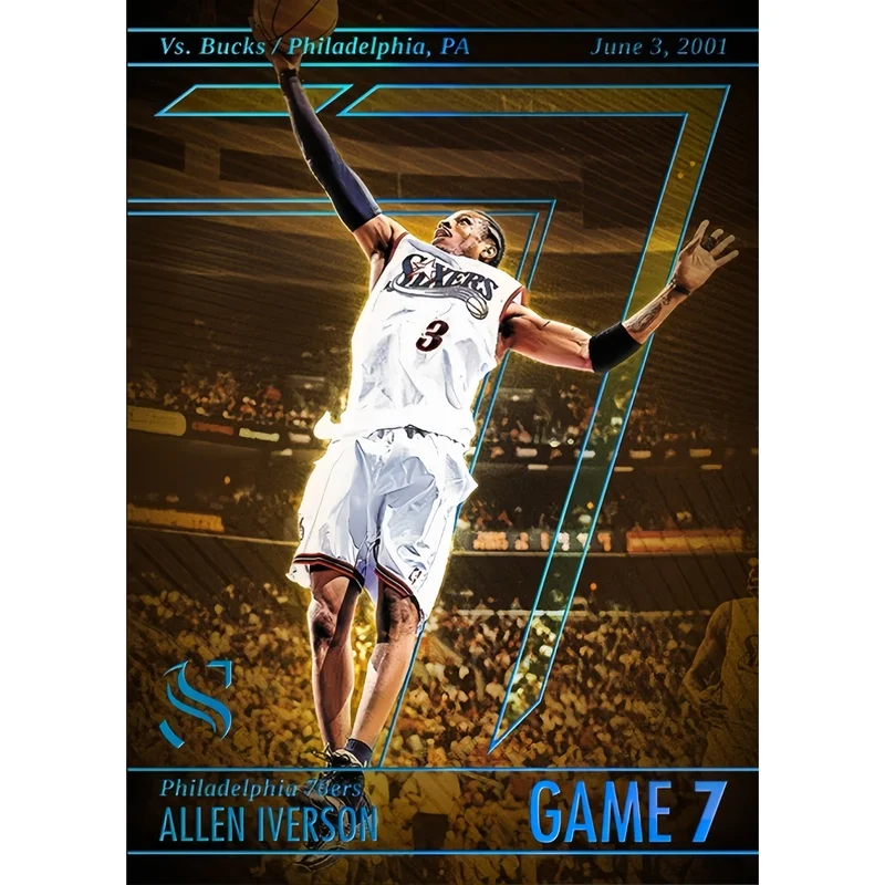 DIY Homemade NBA Basketball collection card LeBron James Jordan Allen Iverson Harden James Kyrie Irving Game 7 series