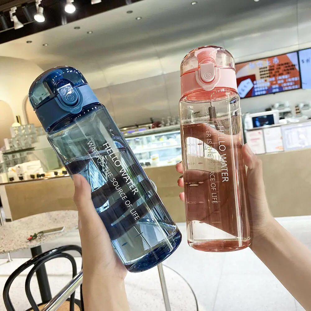 

780ml Gym Travel Frosted Plastic Leakproof Drinking Cup Sports Water Bottle Drinking Bottle