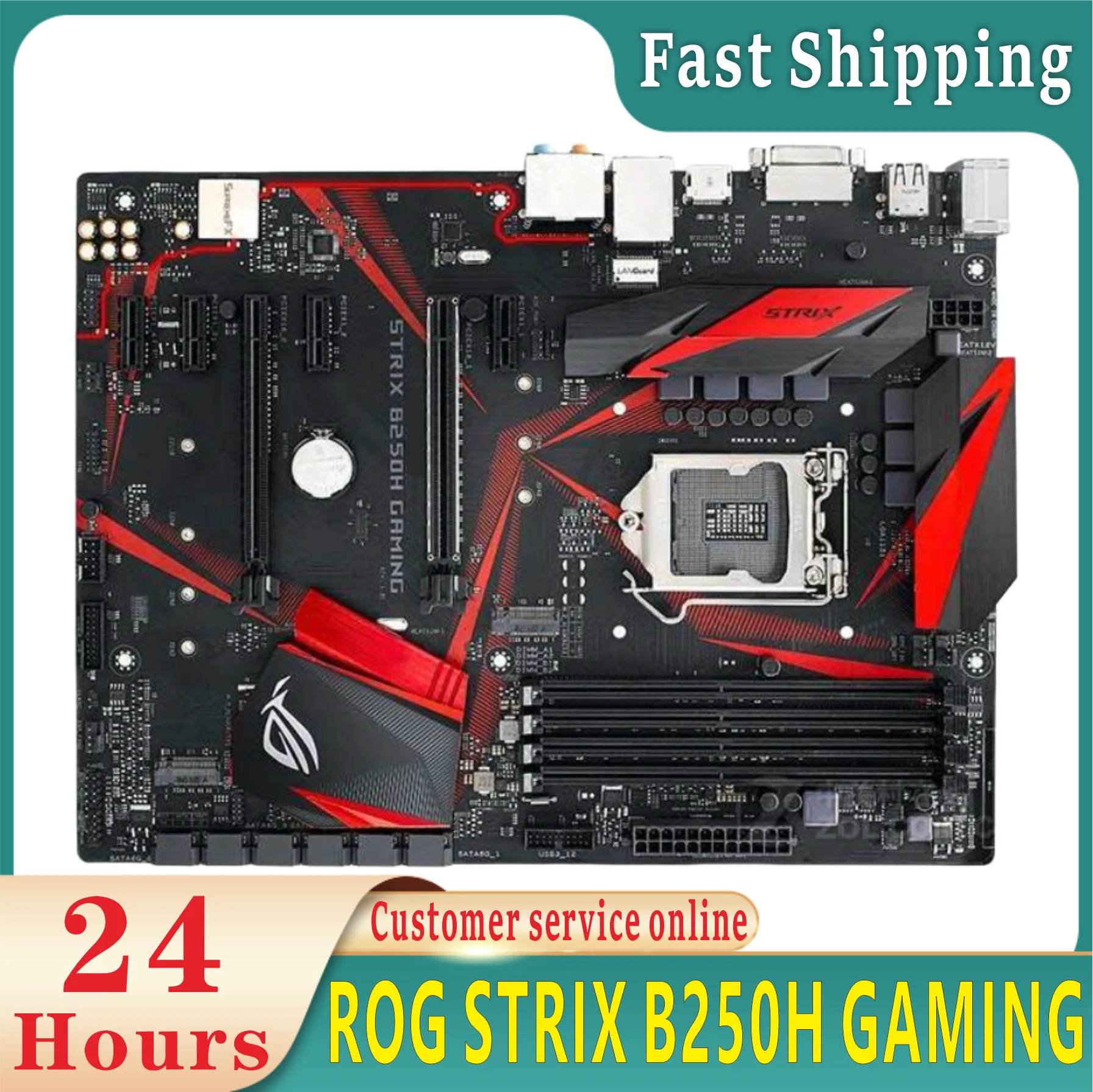 Suitable for ROG STRIX B250H GAMING desktop slot LGA 1151 DDR4 B250 SATA3 USB3.0 100% testing