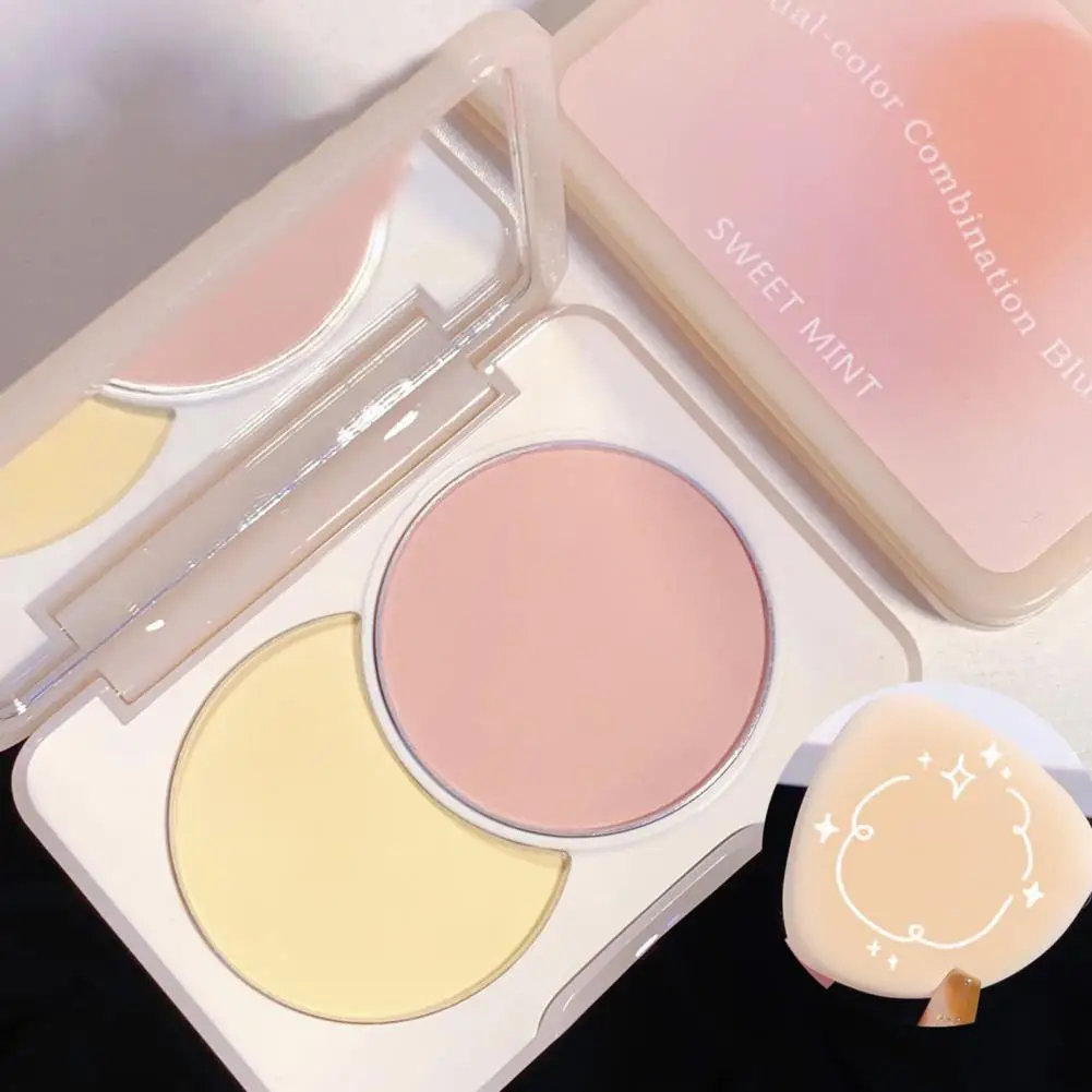 Blush paleta fácil coloração nenhum odor decorativo de longa duração nude maquiagem rosto blush maquiagem blush saúde beleza