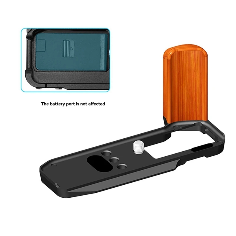 For Fuji X-M5 Camera Handle Bottom Plate Base L Plate For Fuji X-M5 L-Shaped Mounting Plate For Fuji X-M5