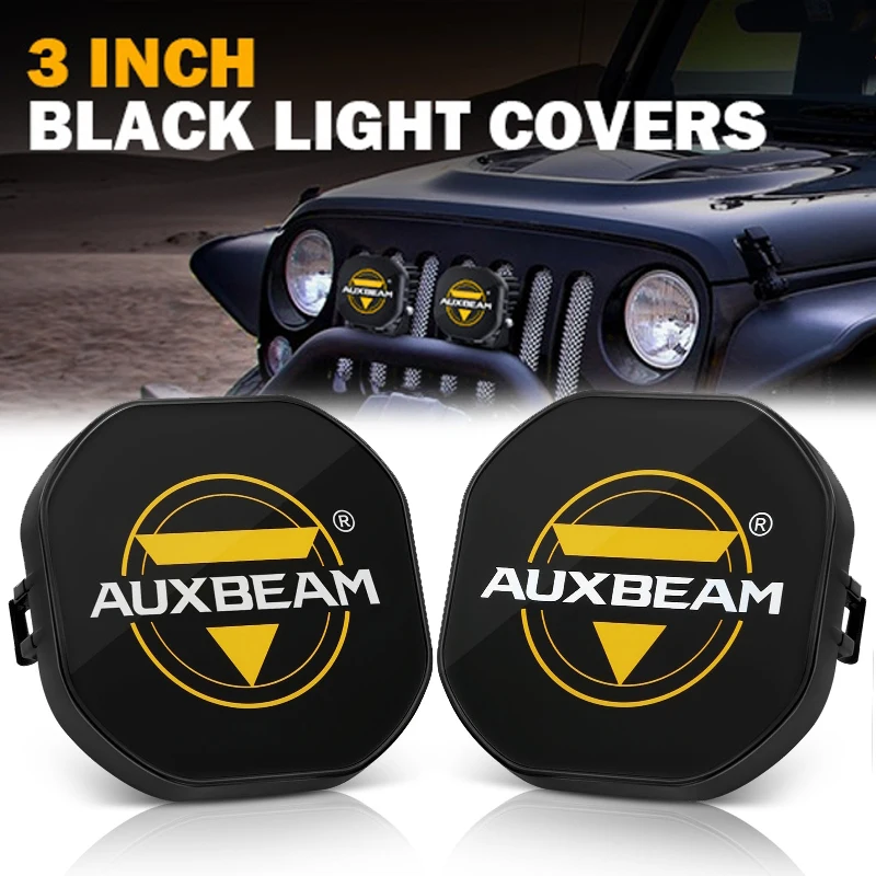 

AUXBEAM 3-дюймовые черные светодиодные подсветки, защитная крышка (только крышка без подсветки)