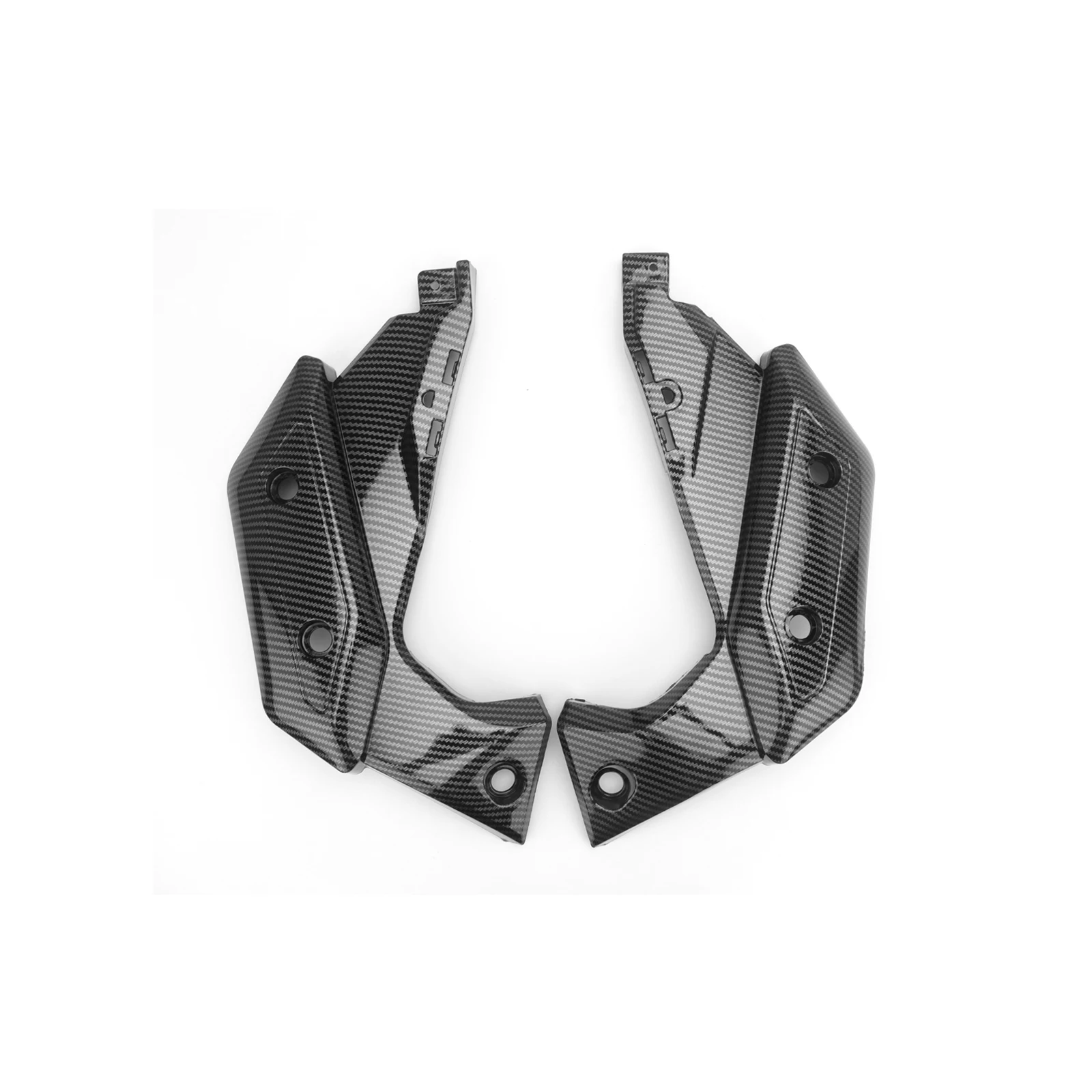 For Yamaha XJ6 2009-2012 ABS Motorcycle Body Wrap ABS Carbon Fiber Front Bracket Side Wrap Panel Front Fender Frame Wrap