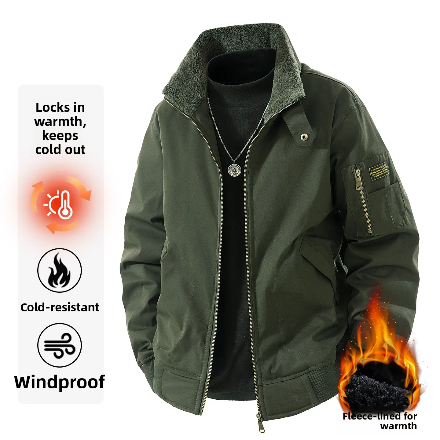 

Мужская демисезонная куртка Thiened Fce Jaet: универсальная, теплая, ветрозащитная, для работы и отдыха