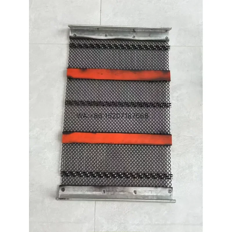 Wmwmnu Anti-blocking High Manganese Steel Mesh Screen for Ore Mining Forging High Strength Wear Resistance Prevents Material
