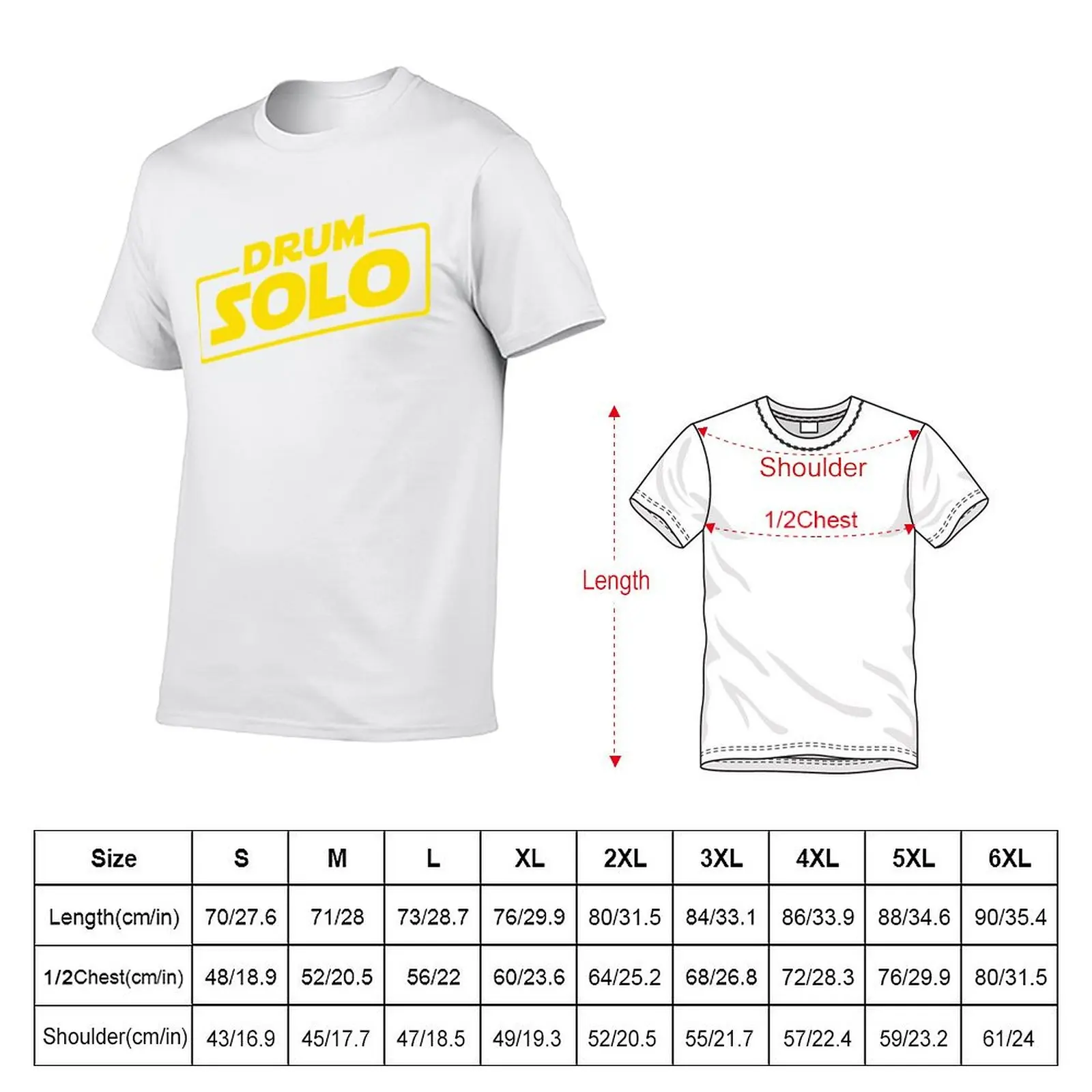 DRUM SOLO T-Shirt t shirts cotton 100% graphic t shirts for man T-Shirt
