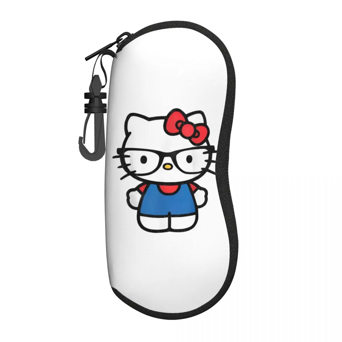 

Hello Kitty Kawaii милые очки в виде кошки фотоаксессуары для девочек футляр для хранения очков с принтом контактов для глаз