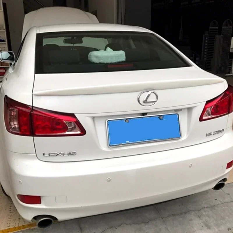 For Lexus IS Series Car Spoiler Wing 2006-2012 ABS Plastic Material Trunk Spoiler IS250 IS300 IS350 Rear Spoiler Accessories