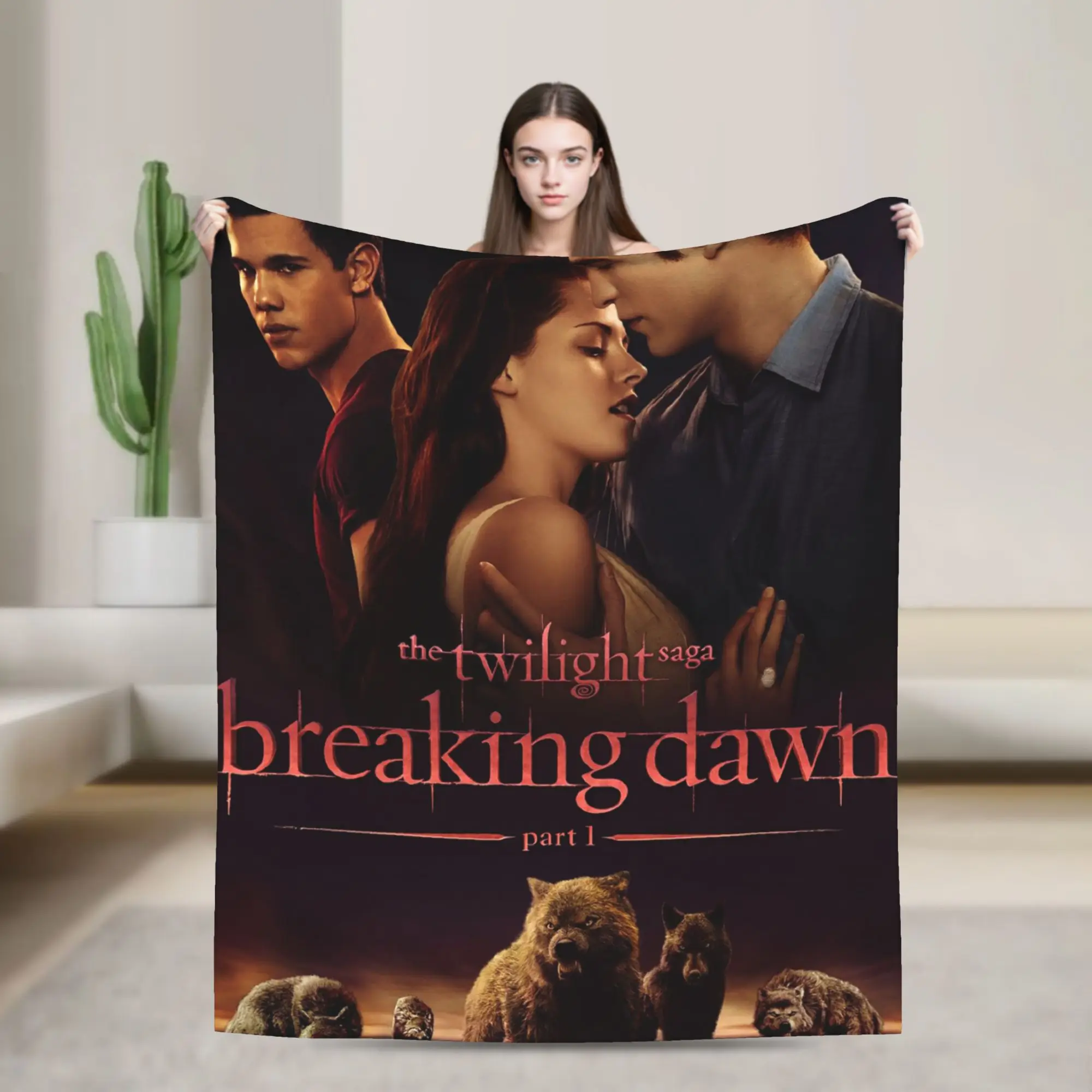 

Черное фланелевое одеяло Эдварда Белла Джейкоба The Twilight Saga Breaking Dawn, забавные пледы для дома, одеяло 200x150 см