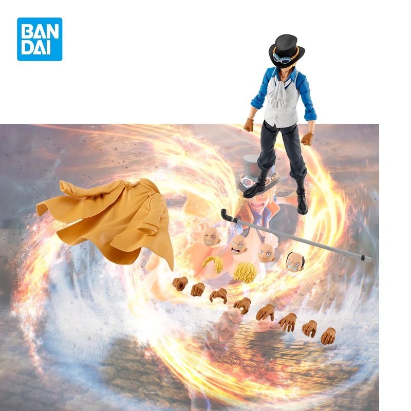 

В наличии Bandai Original REVOLUTIONARY ARMY CHIEF OF STAFF ONE PIECE S H Figuarts SABO Аниме Фигурки Модель Игрушка на день рождения