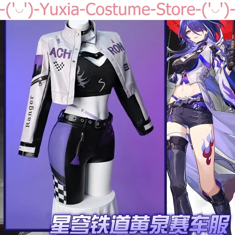 Honkai: Star Rail Acheron Locomotive Suits Women Cosplay Costume Cos Game Anime Party Uniform Hallowen Play Role Clothes